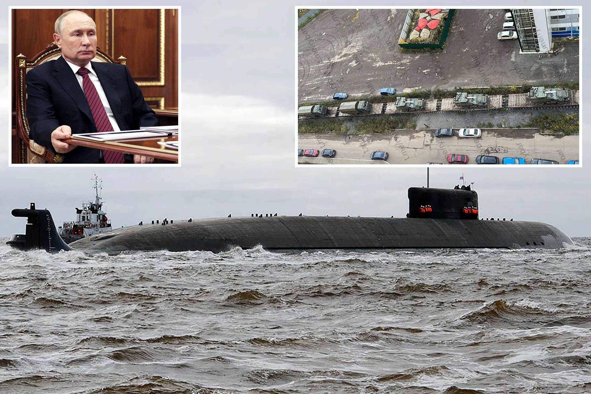 Putin deploys world’s largest submarine as ‘nuke’ convoy heads to front